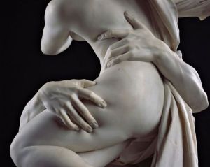 Pluto and Proserpina (1621-22).  Bernini was 23 at its completion.  