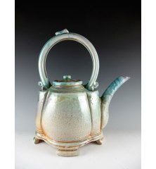 Soda Fired Teapot by Don Sprague